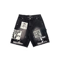 Mixed Emotions "AI" Denim Shorts