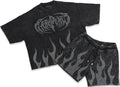 Black Rare Peace Flame Shirt (Shirt Only)