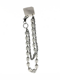 White Dice Wallet Chain