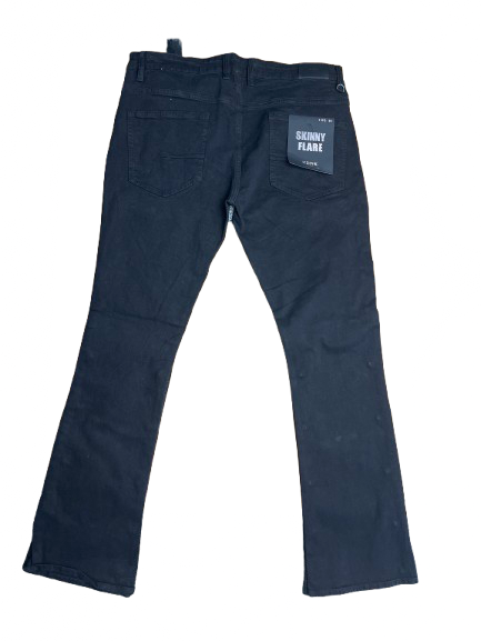 KDNK Stacked Flair Jeans