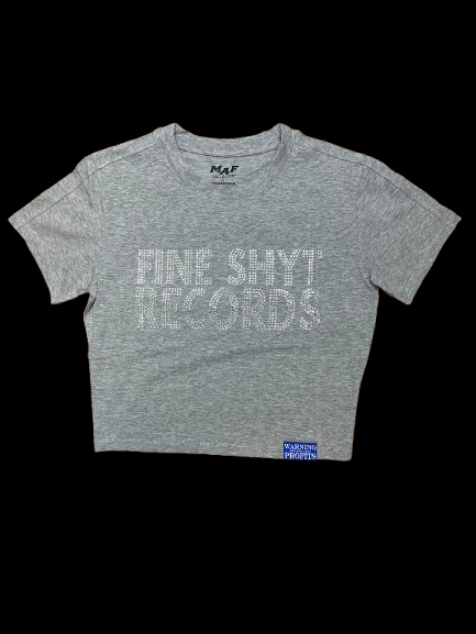 M.A.F "Fine Shyt Records" Crop Tee