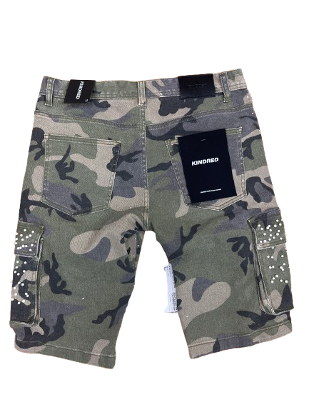 KindRed Cargo Jorts (Rhinestones)