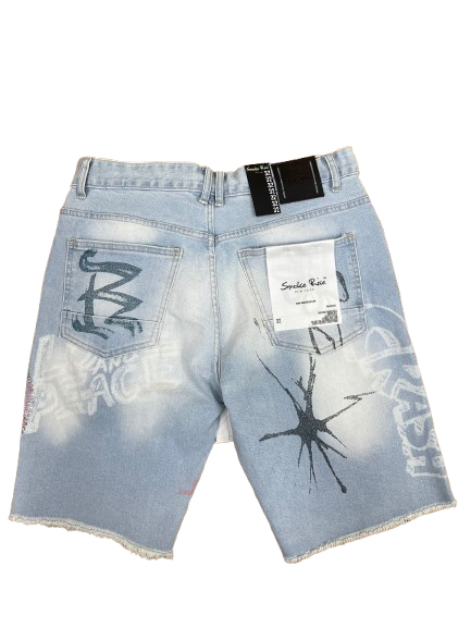 Smoke Rise Jorts (Rhinestones)
