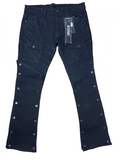 KDNK Stacked Flair Jeans