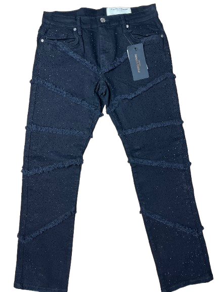 Kids Distressed Denim Jeans (Rhinestones)