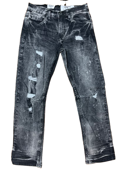 Kids Stacked Distressed Evolution Jeans