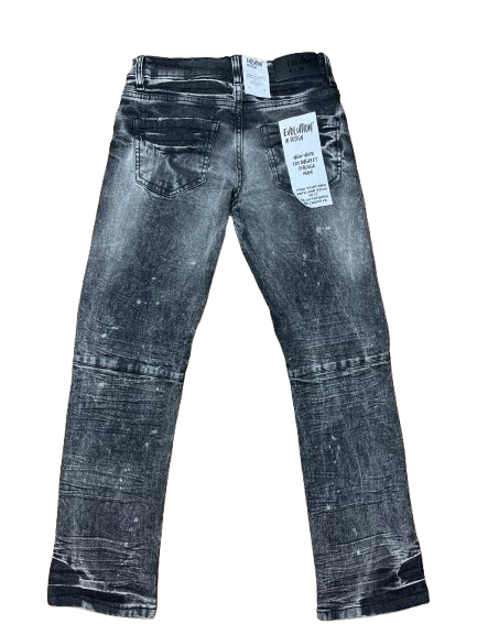 Kids Stacked Distressed Evolution Jeans