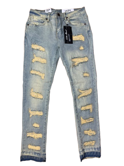 Kids Stacked Distressed Evolution Jeans