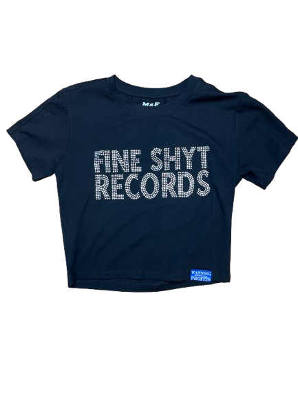 M.A.F "Fine Shyt Records" Crop Tee