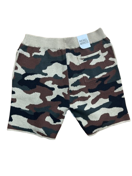 Rebel Minds Silent Crew Camo Shorts