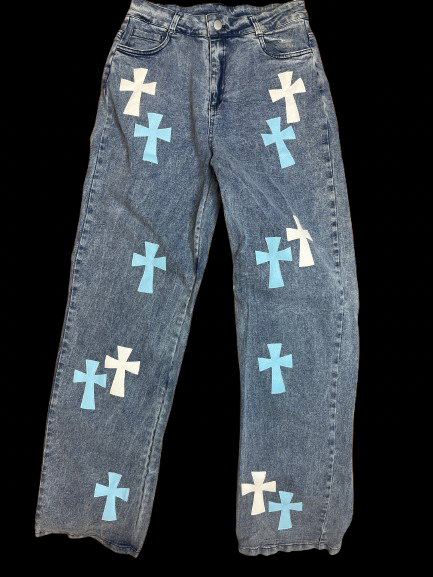 Red Fox Cross  Jeans